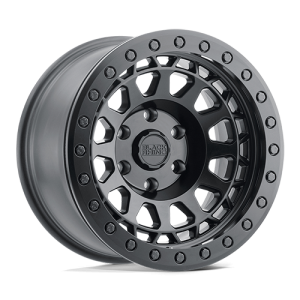 hBRPRBM.png Black Rhino Hard Alloys 17X8.5 PRIMM 6X139.7 MATTE BLACK WITH BLACK BOLTS +0