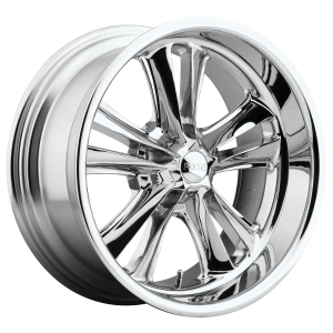 Foose 1PC 17X8 KNUCKLE 5X120.65 CHROME PLATED +1