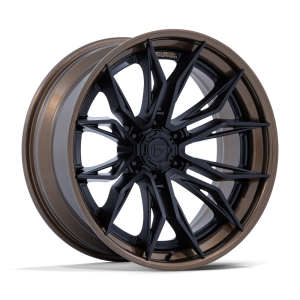 Fuel 1PC 20X9 MUTINY 6X135 MATTE BLACK W/ GLOSS BRONZE LIP +20