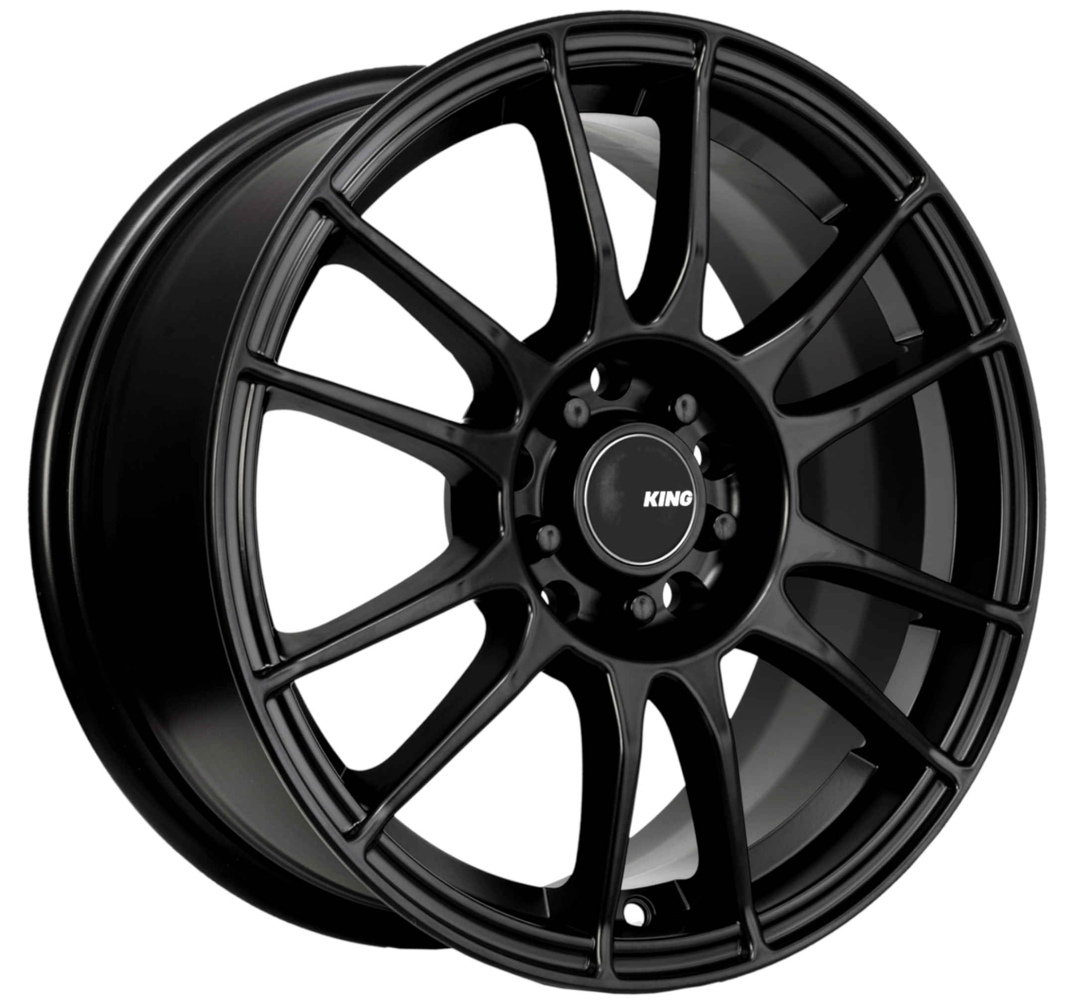 King 16x7 CIRCUIT 4x100 & 4x114.3 SATIN BLACK +40