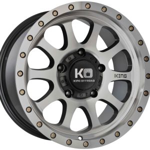 King 16x8 HURRICANE 2 5x150 MACHINED FACE LIGHT GUNMETAL -5