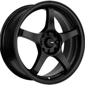 King 17x7 ROCKET 5x100 & 5x114.3 BLACK SATIN +35