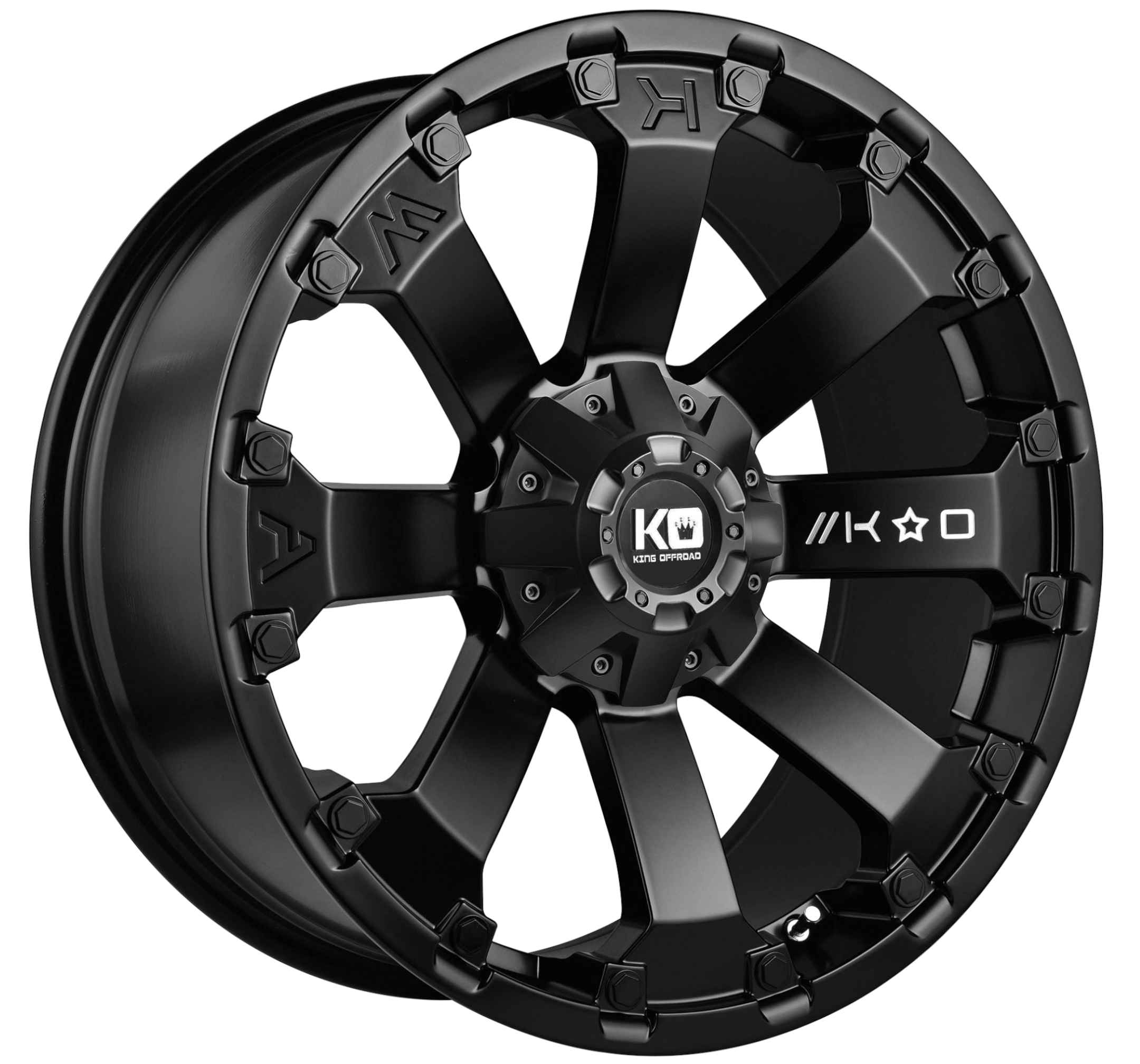 King 17x8 AMBUSH6x114.3 SATIN BLACK +20