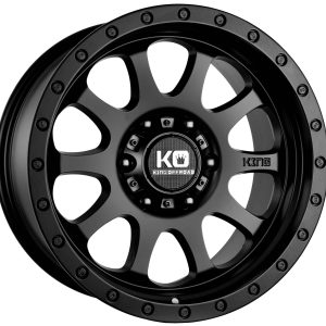 King 17x9 HURRICANE 2 6x130 BLACK SATIN +30