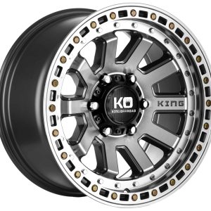 King 17x9 SNATCH 6x139.7 MACHINED FACE LIGHT GUNMETAL -12