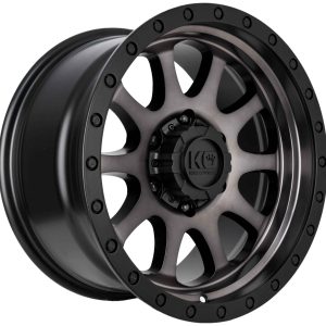 King 18x8 HURRICANE 6x139.7 TINT - SATIN BLACK - BLACK TINT +45