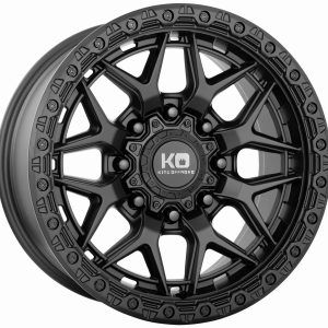 King 18x9 GROWLER 8x165.1 SATIN BLACK +18