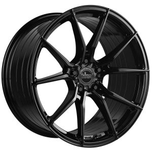 King 20x10 VENOM 5x120 BLACK GLOSS +45