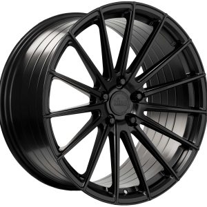 King 20x8.5 MILANO 5x120 BLACK SATIN +35
