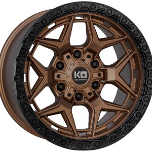 King 20x9 GROWLER 6x135 & 6x139.7 SATIN BRONZE - BLACK LIP +0