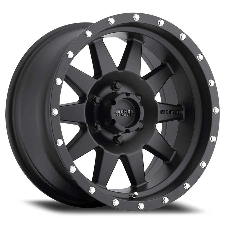 Method Race Wheels 20x9 MR301 The Standard 6x139.7 SATIN BLACK +18