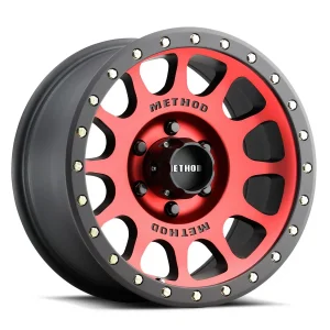 Method Race Wheels 18x9 ZMR305 NV 6x139.7 RED TINTED CLEAR COAT +18