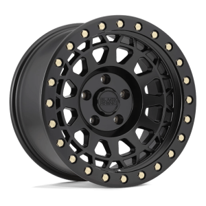 Black Rhino Hard Alloys 17X9 PRIMM 6X139.7 MATTE BLACK WITH BRASS BOLTS +0