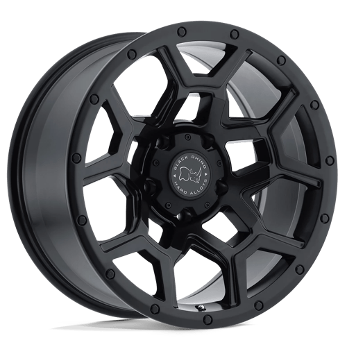Black Rhino Hard Alloys 18X8 OVERLAND 6X130 MATTE BLACK +52