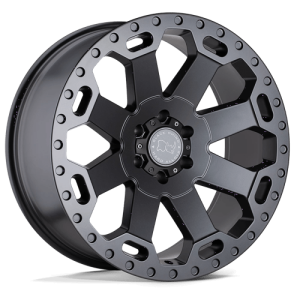 Black Rhino Hard Alloys 18X8 WARLORD 5X120 MATTE GUNMETAL +35
