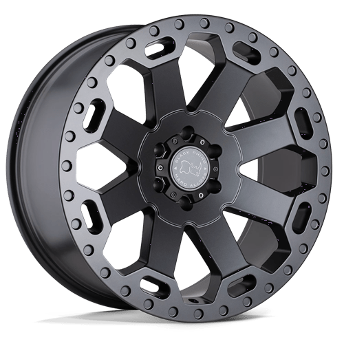 Black Rhino Hard Alloys 18X8 WARLORD 5X120 MATTE GUNMETAL +35