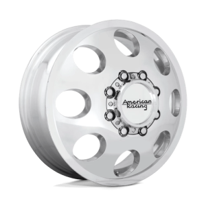 American Racing 17X6 AR204 8X165.1 POLISHED - FRONT +111