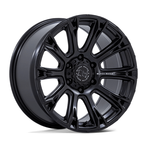Black Rhino Hard Alloys 20X9 DIAMONDBACK 6X139.7 MATTE BLACK +12