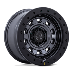 Black Rhino Hard Alloys 16X5.5 XPLORER 5X139.7 MATTE GUNMETAL W/ BLACK ROCK GUARD -13