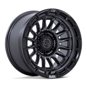 Black Rhino Hard Alloys 17X9 RIVAL 6X139.7 MATTE GUNMETAL W/ MATTE BLACK LIP -12