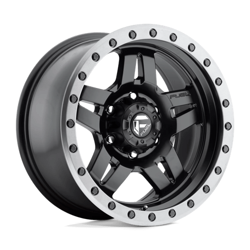 Fuel 1PC 16X8 ANZA 6X139.7 MATTE BLACK GUN METAL RING +1