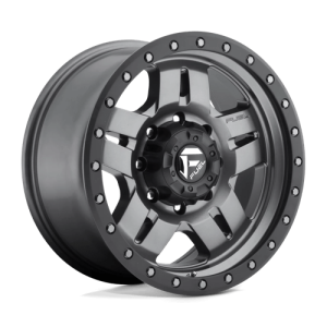 Fuel 1PC 18X9 ANZA 5X150 MATTE GUN METAL BLACK BEAD RING +20