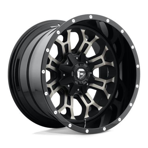 Fuel 1PC 18X9 CRUSH 5X5.5/150 GLOSS MACHINED DOUBLE DARK TINT +20