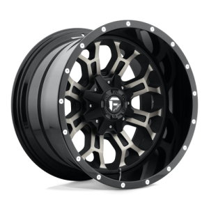 Fuel 1PC 18X9 CRUSH 6X135/5.5 GLOSS MACHINED DOUBLE DARK TINT +1