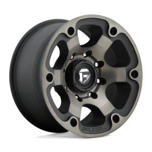 Fuel 1PC 17X9 BEAST 8X165.1 MATTE BLACK DOUBLE DARK TINT +1