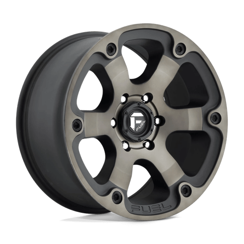 Fuel 1PC 20X10 BEAST 8X165.1 MATTE BLACK DOUBLE DARK TINT -18