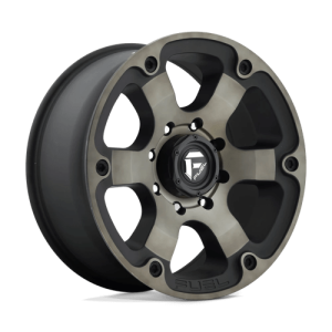 Fuel 1PC 20X9 BEAST 8X165.1 MATTE BLACK DOUBLE DARK TINT +1