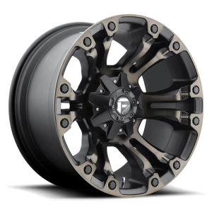 Fuel 1PC 20X9 VAPOR 8X170 MATTE BLACK DOUBLE DARK TINT +1