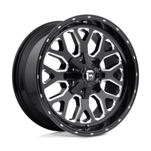 Fuel 1PC 20X10 TITAN 8X165.1 GLOSS BLACK MILLED -18