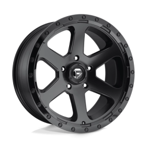 Fuel 1PC 18X9 RIPPER 5X150 MATTE BLACK GLOSS BLACK LIP +20