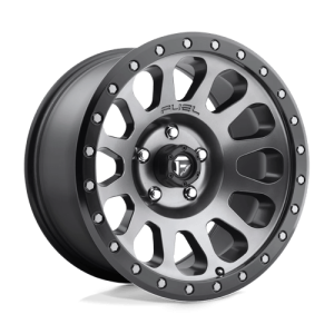 Fuel 1PC 17X8.5 VECTOR 5X120 MATTE GUN METAL BLACK BEAD RING +20