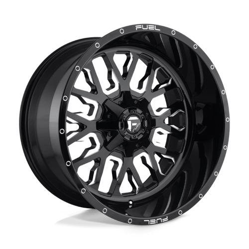 Fuel 1PC 20X9 STROKE 6X135/5.5 GLOSS BLACK MILLED +20