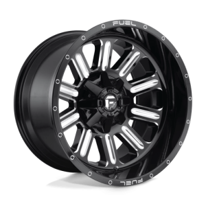 Fuel 1PC 18X9 HARDLINE 8X165.1 GLOSS BLACK MILLED +20