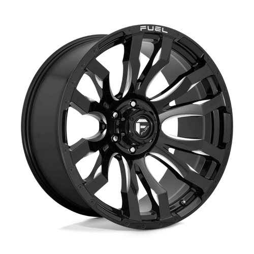 Fuel 1PC 16X8 BLITZ 6X139.7 GLOSS BLACK MILLED +1