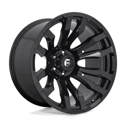 Fuel 1PC 20X9 BLITZ 5X150 GLOSS BLACK +20
