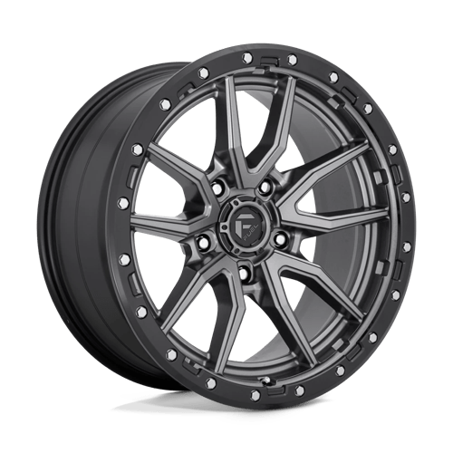 Fuel 1PC 20X9 REBEL 5X139.7 MATTE GUN METAL BLACK BEAD RING +1