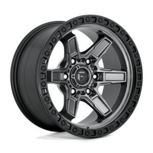 wheelpros-d69817908450-2.png Fuel 1PC 17X9 KICKER 6X139.7 MATTE GUN METAL BLACK BEAD RING +1