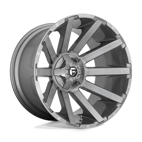Fuel 1PC 20X9 CONTRA 6X135/5.5 BRUSHED GUN METAL TINTED CLEAR +19