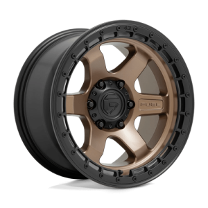 Fuel 1PC 17X9 D751 6X135 MATTE BRONZE W/ BLACK RING +1