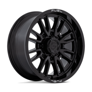 Fuel 1PC 20X9 CLASH 8X165.1 GLOSS BLACK +1