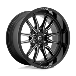 Fuel 1PC 20X9 CLASH 6X139.7 GLOSS BLACK MILLED +1