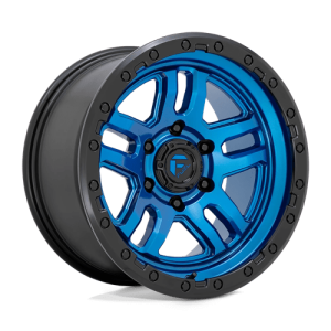 Fuel 1PC 17X9 AMMO 6X139.7 BLUE W/ BLACK LIP -12