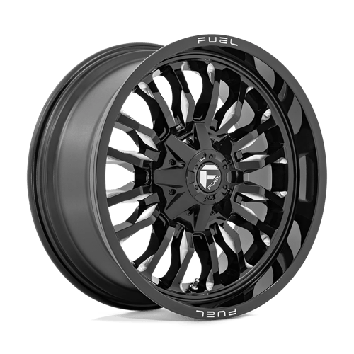 Fuel 1PC 20X9 ARC 8X170 GLOSS BLACK MILLED +1