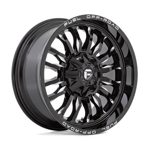 Fuel 1PC 22X12 ARC 8X165.1 GLOSS BLACK MILLED -44