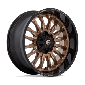 Fuel 1PC 22X10 ARC 6X135/5.5 PLATINUM BRONZE W/ BLACK LIP -18