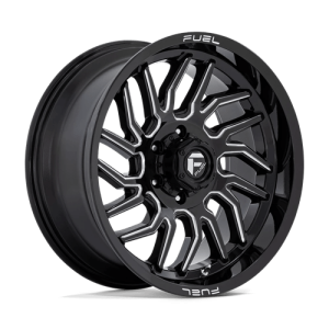 Fuel 1PC 20X9 HURRICANE 6X139.7 GLOSS BLACK MILLED +1